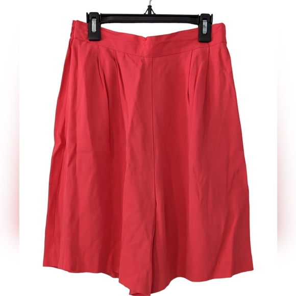 AUTHENTIC VINTAGE 80s David Hollis hot pink 2 piece set with vest and shorts - Picture 2 of 12